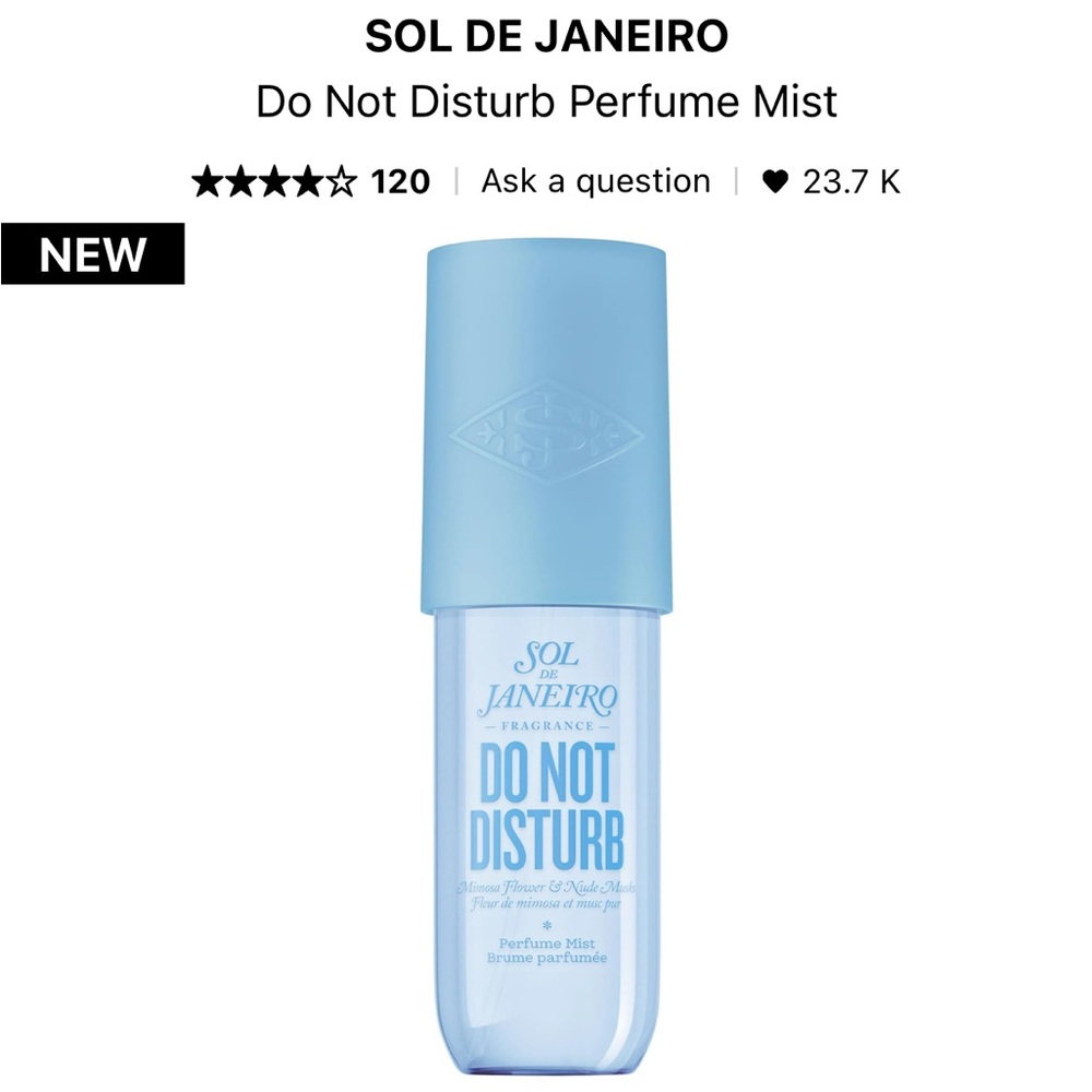 Do Not Disturb Sol De Janeiro (Brand New)